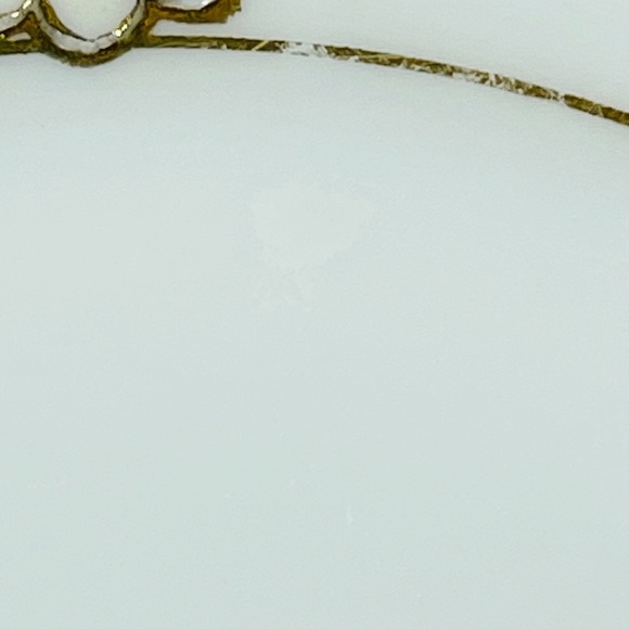Vintage Noritake Hand Painted Gold and White Dessert Plate 6.5” - Picture 6 of 6